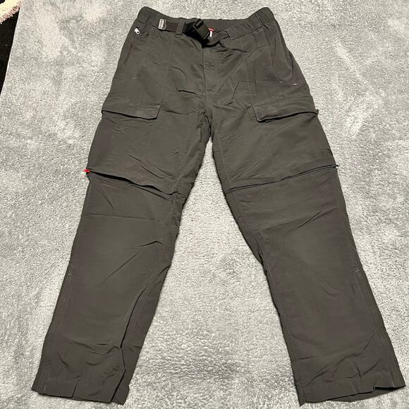 The North Face Pants Mens Medium Short Zip Off Convertible Nylon Hiking Gray - Picture 1 of 13
